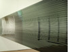Douglas Allsop, Blind Screen, 2009, video tape, aluminium profiles, height 99.25 cm, width variable