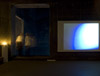 Christoph Dahlhausen, YKB Feedback, video, and Spiegel-Licht, 2010, Ed. 3, mirror foil / light; installation in the former cokery, Zollverein, Essen 