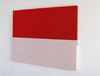 Henrik Eiben, drop it (ray), 2013, fabric, cashmere, leather, felt, car paint, wood, aluminium, 159 x 200 x 7 cm